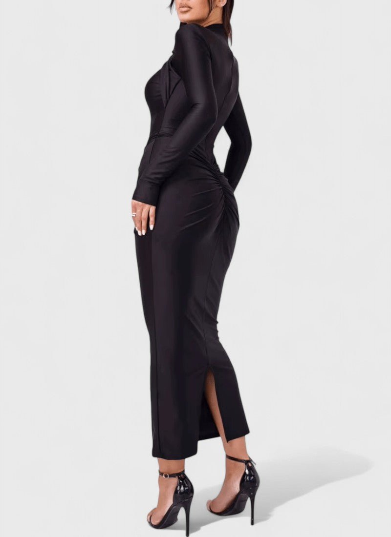 AVA O-NECK MAXI DRESS