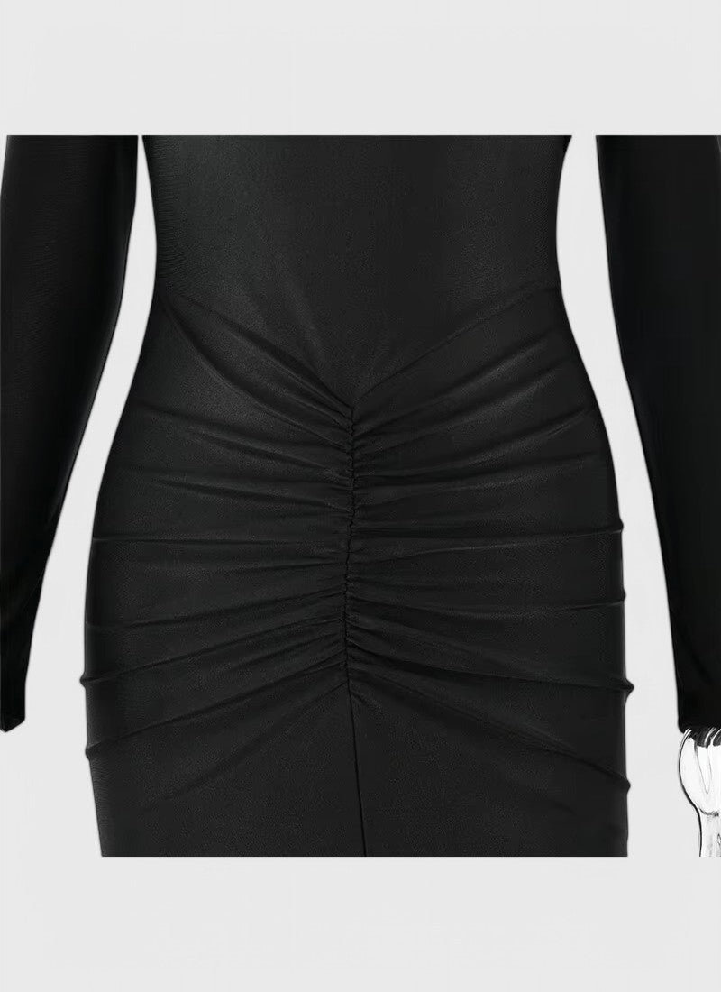 AVA O-NECK MAXI DRESS